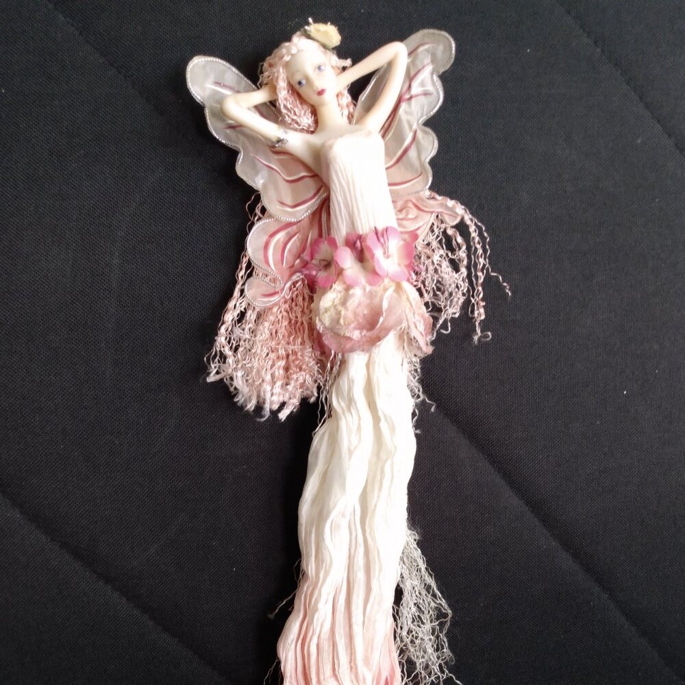Vintage Porcelain Fairy Doll By The Broadway Collection In Original Box